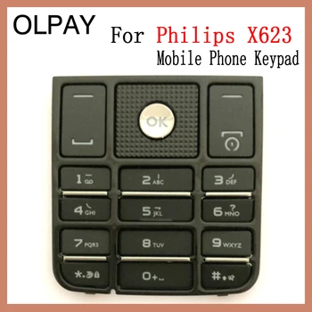 Nové Originálne Bývanie Pre Philips X623 CTEX623 Mobilný Telefón Tlačidlá Pre Xenium telefón X623 CTEX623 Mobilný telefón