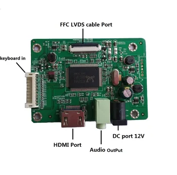 Pre N140B6-D11 EDP mini LCD LED HDMI auta zobraziť radič disku rady notebook panel 1 366 X 768 monitor 14.0