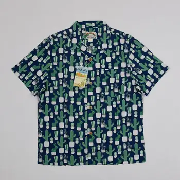 BOB DONG Kaktus Tábor Košele Lete Hawaii Aloha Krátke Rukáv Tričko Unisex Tričká