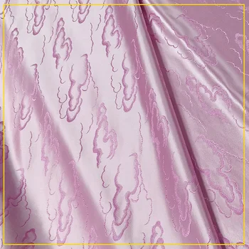 Čínsky Hodváb Brocade Textílie Kroji Cheongsam Svadobné Šaty Vankúš Posilniť DIY Taška Propitious Cloud