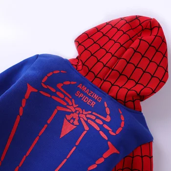 Deti Komické Klasický Spider-chlapec Kostým Športové vyhovovali 2 kusy nastaviť Tepláky chlapčenské Odevy sady Kabát Nohavice pre 2-7 rokov dieťaťa