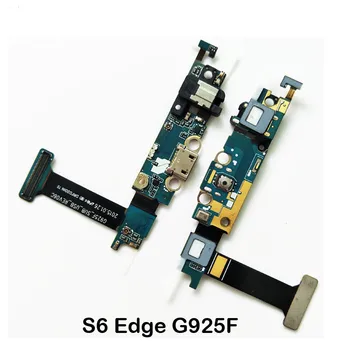 Pôvodný Pre Samsung Galaxy S6 Okraji G925F USB Nabíjací Port Konektor Dock Kábel pása s nástrojmi pás s nástrojmi