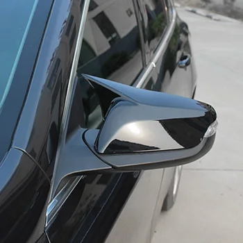 ABS Čierne Spätné Zrkadlo Bývanie Kryt Spp -Bočné Dvere Zrkadlo Pokrytie pre Chevrolet Malibu XL 2016-2020