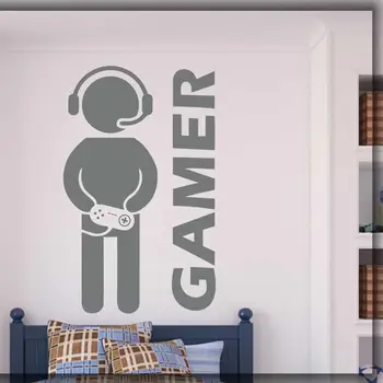 X-box Video hrách, hráč stenu odtlačkový Ps4 snímateľný vinyl dekor nálepky domova pre mládež, izba spálňa chlapci darček k narodeninám G528