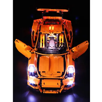 LED Svetlo Osvetlenie Držiak pre 42056 Technic pre Porrsche 911 GT3 RS Tehly Hračky ( 911 Model Nie je priložený ) sa Len Svetlo Kit