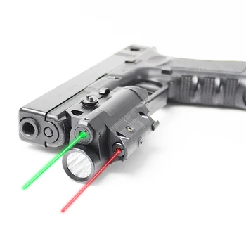 Laserspeed Laserové Zameriavače Pre Zbrane 3 v 1 Taktické Combo Red Dot Laserový Zameriavač Kompaktné Pušky Zbraň Duálnym Lúčom Lazer Ukazovateľ