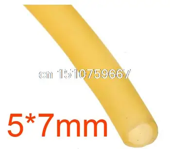 5x7mm 5mm ID 7mm OD prírodných Zdravotnícke latexové hadice LaTeX rúry gumené trubice LTE-F gumové hadice gumička rodák gumy sac