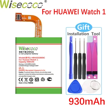 WISECOCO 930mAh HB442528EBC Batériu Pre HUAWEI Pozerať 1 Watch1 SmartWatch Na Sklade, Kvalitné Batérie