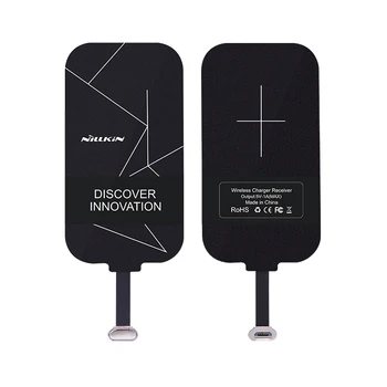 Nillkin Magic Značky QI Bezdrôtové Nabíjanie Micro USB Prijímač / Typ C Adaptér Pre iPhone 5S SE 6 6 7 Plus Mi5 Mi5s Plus Mate 9