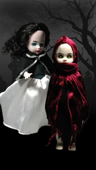 Vogue Living Dead Dolls Strašidelné Príbehy Vol.4 snehulienka a Zla nevlastná matka Kráľovná 26 cm Mezco Akcie Obrázok Hračky