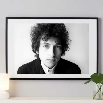 Wall Art Domova Bob Dylan Fajčenie Plátno Tlačiť Spevák Star Maľovanie Plagátu Pre Obývacia Izba Modulárny Obrázky Rámec