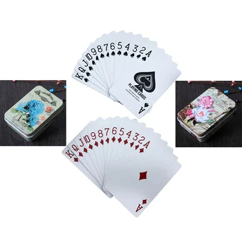 Hot Vysoká Kvalita Plech Okno PVC Most Poker Nepremokavé Plastové Texas Hold ' em sa Hrá Karty Kreatívny Vzor Dary, Doskové Hry