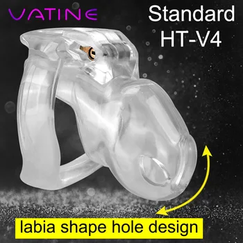 VATINE Sex Produkty S 4 Penis Krúžky Živice Kohút Klietky HT-V4 Nastaviť Muž Mravnosť Zariadenie, Sexuálne Hračky