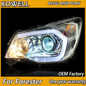 KOWELL Auto Styling pre Lesník Svetlomety 2013-2016 Originálny Dizajn LED Reflektor LED DRL Bi Xenon Šošovky, Vysoká Nízka Lúč Parkovanie