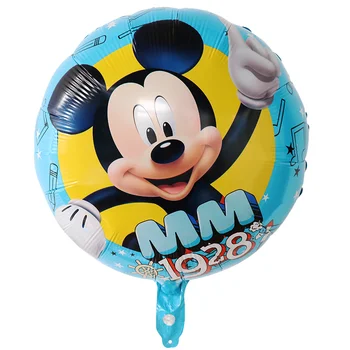 50pcs 18-palcové Mickey Minnie Mouse Fólie Hélium Balóniky Baby Sprcha Narodeninovej Party Svadobné Dekorácie Deti Klasické Hračky Vzduchu Globos