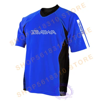 2021 Daiwa Rýchle Suché Priedušná Anti-UV Rybárske Tričko Vonkajšie Športové Oblečenie Žien Beží Turistika T-Shirt Rybárske Oblečenie