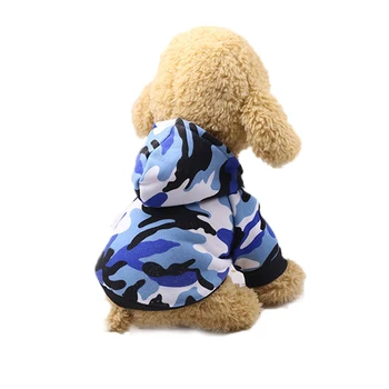 Kamufláž Pes Fleece Oblečenie Zimné Oblečenie pre Teplé Fleece Sveter Modrá/Zelená/Červená pre XS, aby XXL Malý Pes a Veľký Pes Sveter