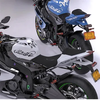 Newbee Univerzálne 3D Reflexná Motocykel Nálepky Palivovej Nádrže Chránič Kryt Motorke Obtlačok Na kawasaki Suzuki Honda, Yamaha BMW