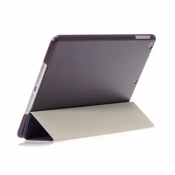 Smart Flip Stojan, Kryt Pre iPad Mini4 Ultra Slim PU Kožené puzdro + PC priesvitné späť puzdro pre ipad mini 4 Retina Displej Capa