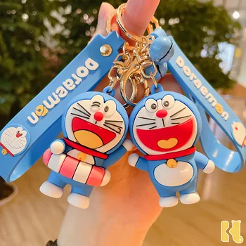 2021 Karikatúra Roztomilý Doraemon Kľúčenky Módne Mužov A Žien Jingle Mačka Kľúča Vozidla Krúžky Tvorivé Milovníkov Kabelka Bábika Darček Keychain