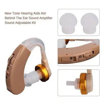 Prenosný Mini Za Ucho Nastaviteľný Tón, Digitálne Sluchadla, Vysoký-Nízky Tón Najlepší Zvuk Hlasu Zosilňovač Zvuku Enhancer