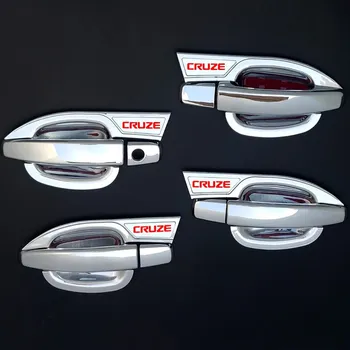 Vysokokvalitného ABS Chrome Dvere miska rukoväť Pre Chevrolet Cruze 2009-Auto styling