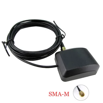 3M Meter SMA Male GPS Anténa Aktívna Anténa 1575.42 MHz Predlžovací Kábel Konektor pre Auto Dash DVD GPS Navi Stereo Hlava Jednotky