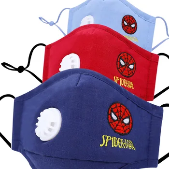 Detské Masky Disney Hrdinovia Spiderman Kapitán Amerika Zime Teplé protiprachová Umývateľný Deti Outdoor Ochrany Príslušenstvo Masky