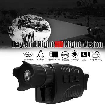 Čierny plný Nočné Videnie Prístroj Infračervené Detekcie 300m Čierna Noc Viditeľné 10 Krát lupu Tft Ďalekohľad Jednej Tube