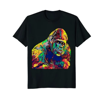 Muži Móda Nové Letné Oblečenie Značky Gorily, Opice T-Shirt Outfitcrazy T Košele Farebné Umenie Strany O-Krku Krátky Rukáv