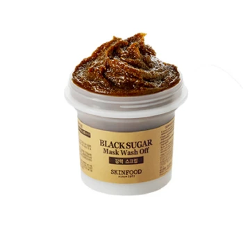Originálne jedlo jedlo Black Cukor, Med, Maska 100 g Umyte Pack kórejský Exfoliácia Zubov Starostlivosť