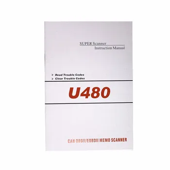 Nízka Cena U480 OBD2 OBDII MÔŽE AUTOBUS Code Reader Motora Skener Automobilový Diagnostický Scanner Tool Doprava Zadarmo