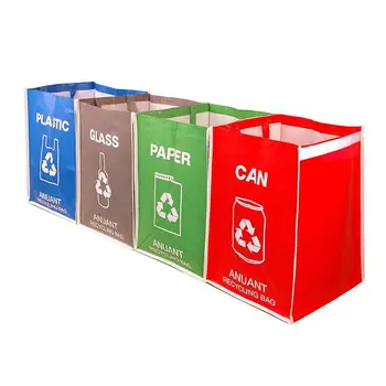 Samostatné Recyklácia Odpadu Bin Tašky pre Kuchyne, Kancelárie v Domácnosti - Recyklovať Smeti, Odpadky, Koše na Triedenie Organizátor Nepremokavé