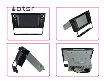 AOTSR 64 G ROM Android 9.0 Auta GPS Navigácie DVD Pre BMW E90 E91 E92 E93 Serie 3 Bluetooth Rádio, Multimediálne 1 Din DSP Prehrávač