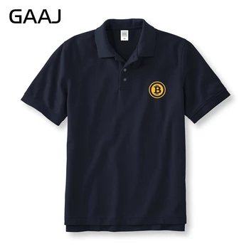 GAAJ Bitcoin Polo Shirts Mužov a Ženy Unisex Značky Značky-Oblečenie Vysokej Kvality Človeka Pološte Mikina Muž Nových Obchodných & C #G643W