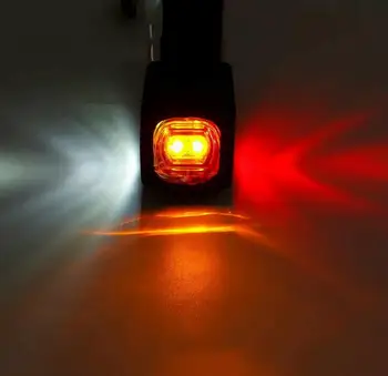 Multifunkčné Vozidlo Nákladný Príves, Karavan 3Color Bočné Obrysové Svetlá Biela Červená Žltá Nočné Beží Signál Stop Lampa Indicato