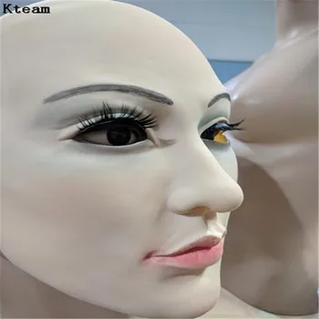 Realistická Ľudská Pokožka Maska Zamaskovať Seba Latexové Masky Pleť Crossdress Maska halloween mascaras de realista maske silikónové tvár COS