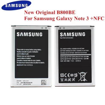 Originálne Batérie B800BE pre Samsung Galaxy Note 3 N900 N9006 N9005 N9000 N900A N900T N900P N900K 3200mAh s NFC B800BU