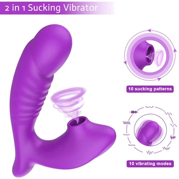 10 Režimy Pošvy Sania Vibrátor Orálny Sex Sacie Stimulátor Klitorisu Upozorňuje Bulík Žena Masturbator Dospelých, Erotické Hračky, Sex