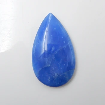 Predaj 1Pcs Kvapka Vody Modrá Jaspis Drahokam Cabochon DIY Šperky Čo 45x26x7mm 10g