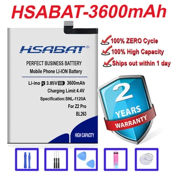 HSABAT 3600mAh batérie vhodné pre lenovo BL263 ZUK Z2 pro Batterie Bateria Batterij Akumulátor AKKU