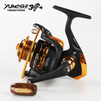 Yumoshi Spinning Fishing Cievky 12BB + 1 Ložisko Gule 500-9000 Série Kovové Cievky, Spinning Cievky Loď Rock Mora Rybárske Náčinie AX/BX