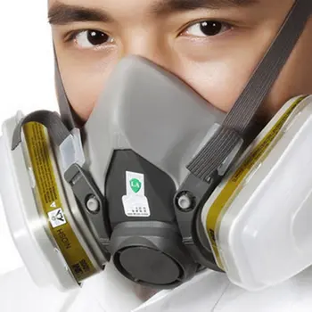Organické Pary Plnú Tvár a Respirátor, Maska Plynová Maska, Farba Chemických Pesticídov Formaldehyd Proti chrípke Ochrana Dýchacích ciest