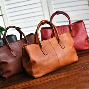 Móda bežné kožené dámske kabelky jednoduché denné víkend strany dámy prírodné reálne pravej kože ramenný messenger taška