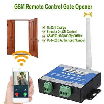 Free Call RTU5024 2G 3G GSM Brány Otvárač Relé Spínač, Telefón, Bezdrôtové Diaľkové ovládanie Dvierok Bezdrôtová Otvárač kontroly SIM