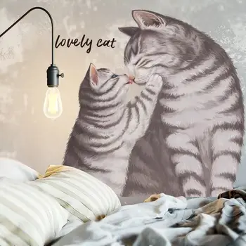 Stena Nálepky Okno nálepky Mačka Pre internetový Obchod Vyplnenie stien, oprava steny Domova