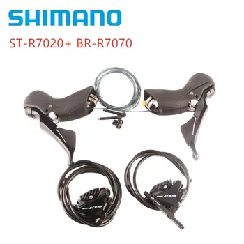 Shimano ST-R7020 + BR-R7070 Dual Ovládacie Páčky R7070 Brzdy 105 R7020 Hydraulické Kotúčové Brzdy Cestných bicyklov shifter Prehadzovačky
