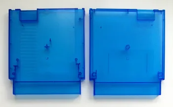 Candy Modrá farba 72 Kolíky Hra Výmenu Kaziet Plastové Shell Pre Konzoly NES