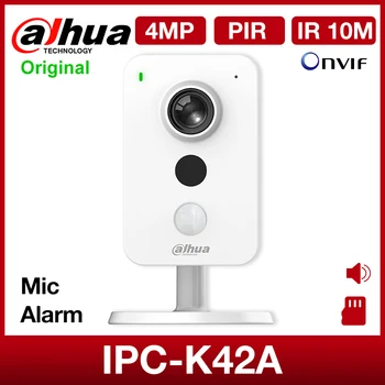 Dahua Pôvodné IPC-K42A 4MP IČ Sieťová IP Kamera Podporu PIR H. 265 IR 10m Nočné videnie Karta SD, POE Vstavaný MIKROFÓN Alarm ONVIF APP