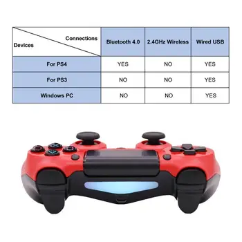 Bluetooth Bezdrôtový ovládač Pre PS4 gamepad Pre ps4 konzolu Playstation 4 Na Mando PS3 Ovládač Radiča